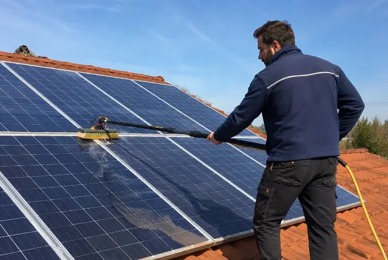 Nettoyage et entretien de panneaux solaires à Ordiarp